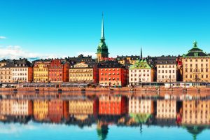 Scenic,Summer,Panorama,Of,The,Old,Town,(gamla,Stan),Architecture